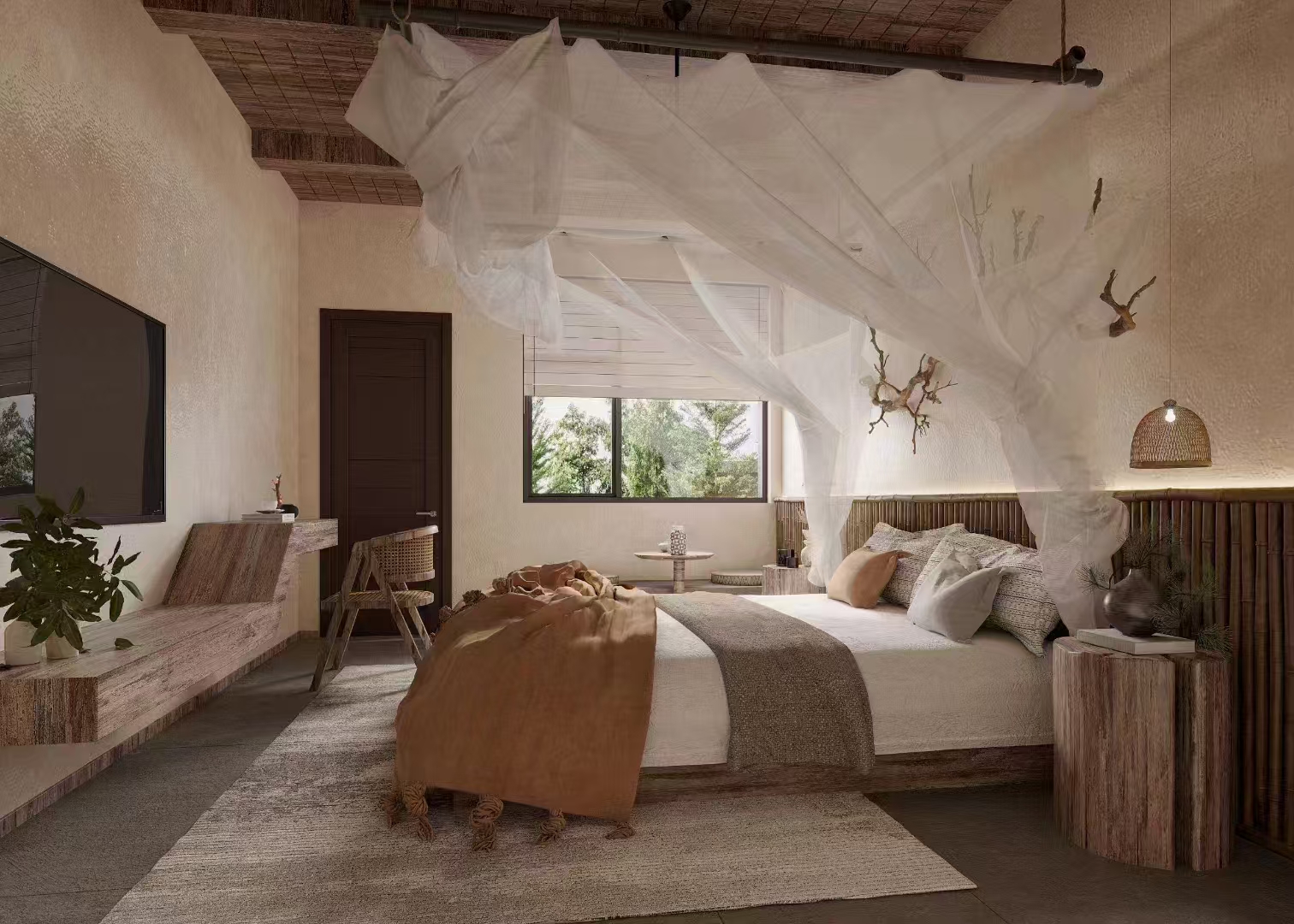 北京海淀民宿设计--侘寂风民宿