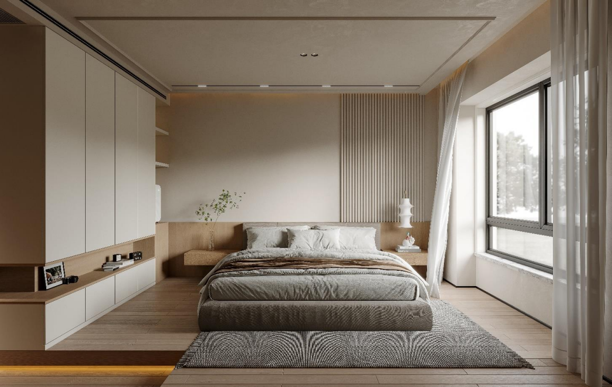 北京设计装修卧室效果图